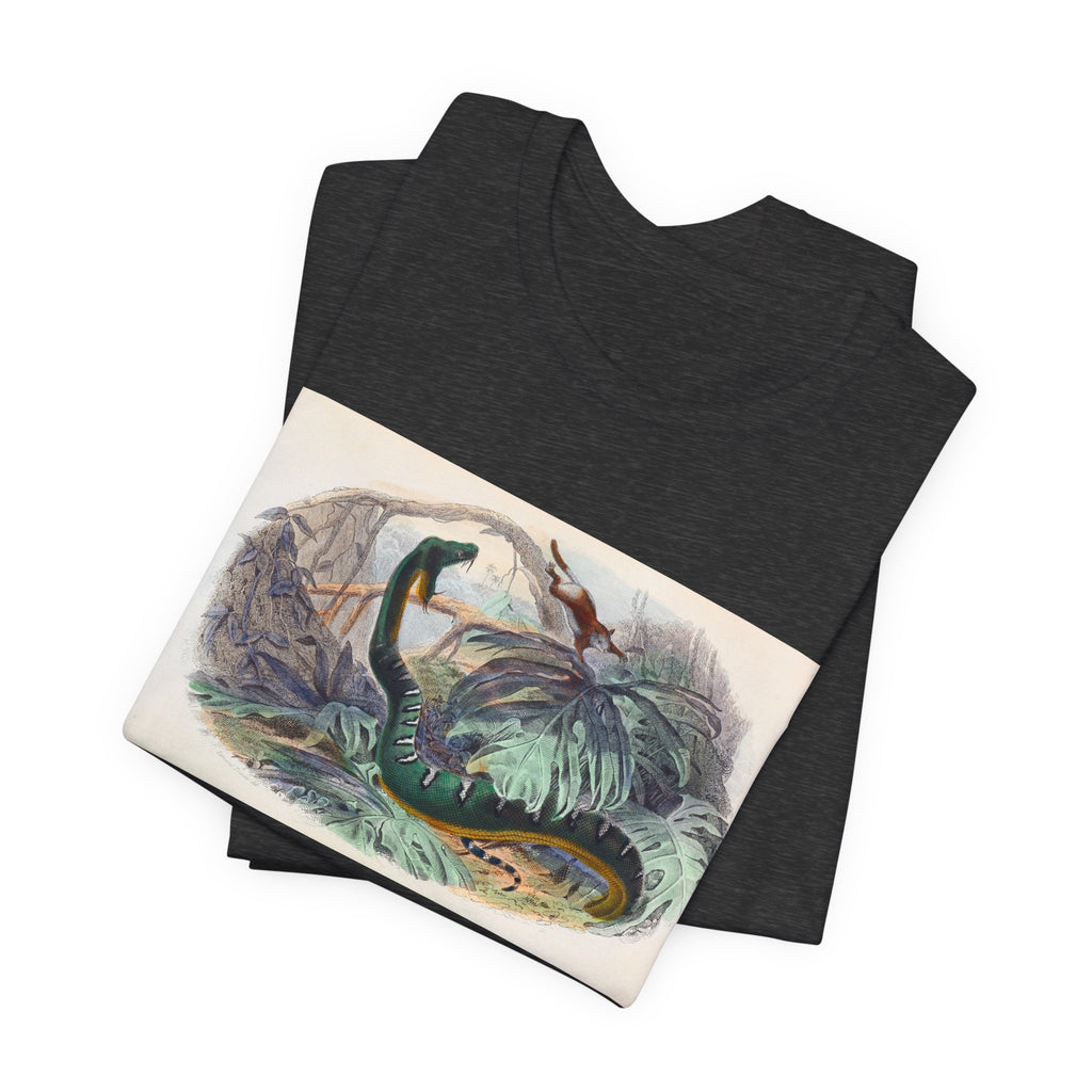 Vintage Sea Serpent Illustration T-Shirt