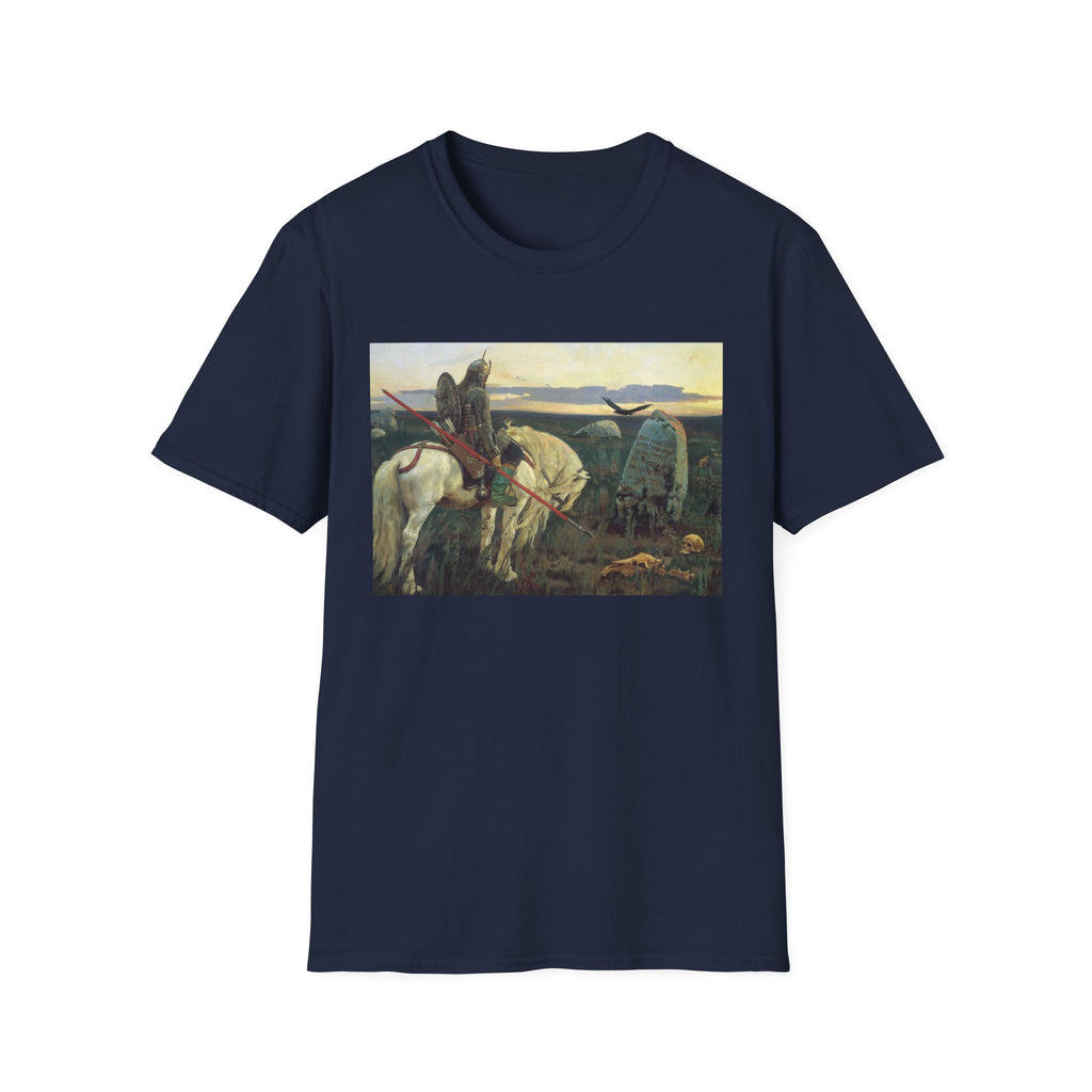 Medieval Knight Painting T-Shirt — Vintage Chivalry Art Tee