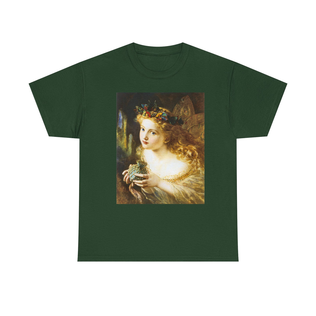 Angel Painting T-Shirt — Vintage Victorian Angel Art Tee
