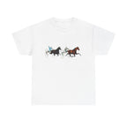 Harness Racing Horses T‑Shirt — Vintage Sulky Race Tee
