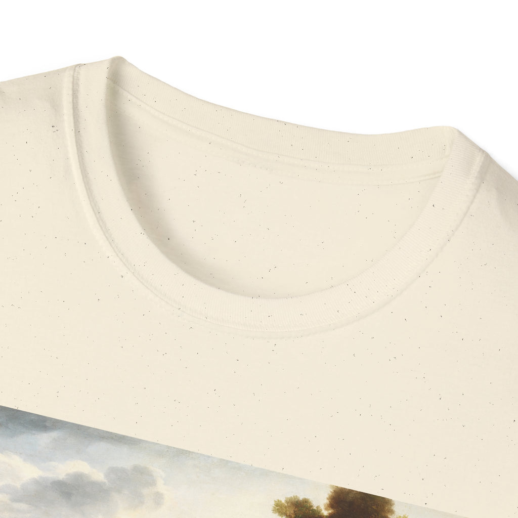 Landscape Art T-Shirt — Vintage Pastoral Painting Tee