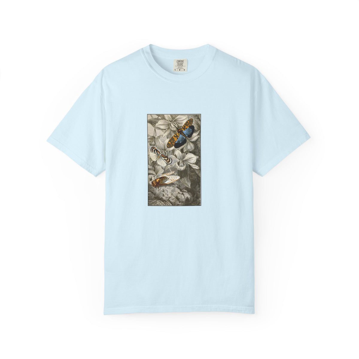 Birds and Blooms Tee — Vintage Floral Bird Illustration T-Shirt