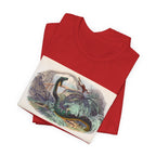 Vintage Sea Serpent Illustration T-Shirt