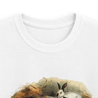 Kids Tee — Adorable Sleeping Bunny Family Illustration