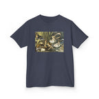 Kids T‑Shirt — Vintage Swan & Duck Pond Art Print