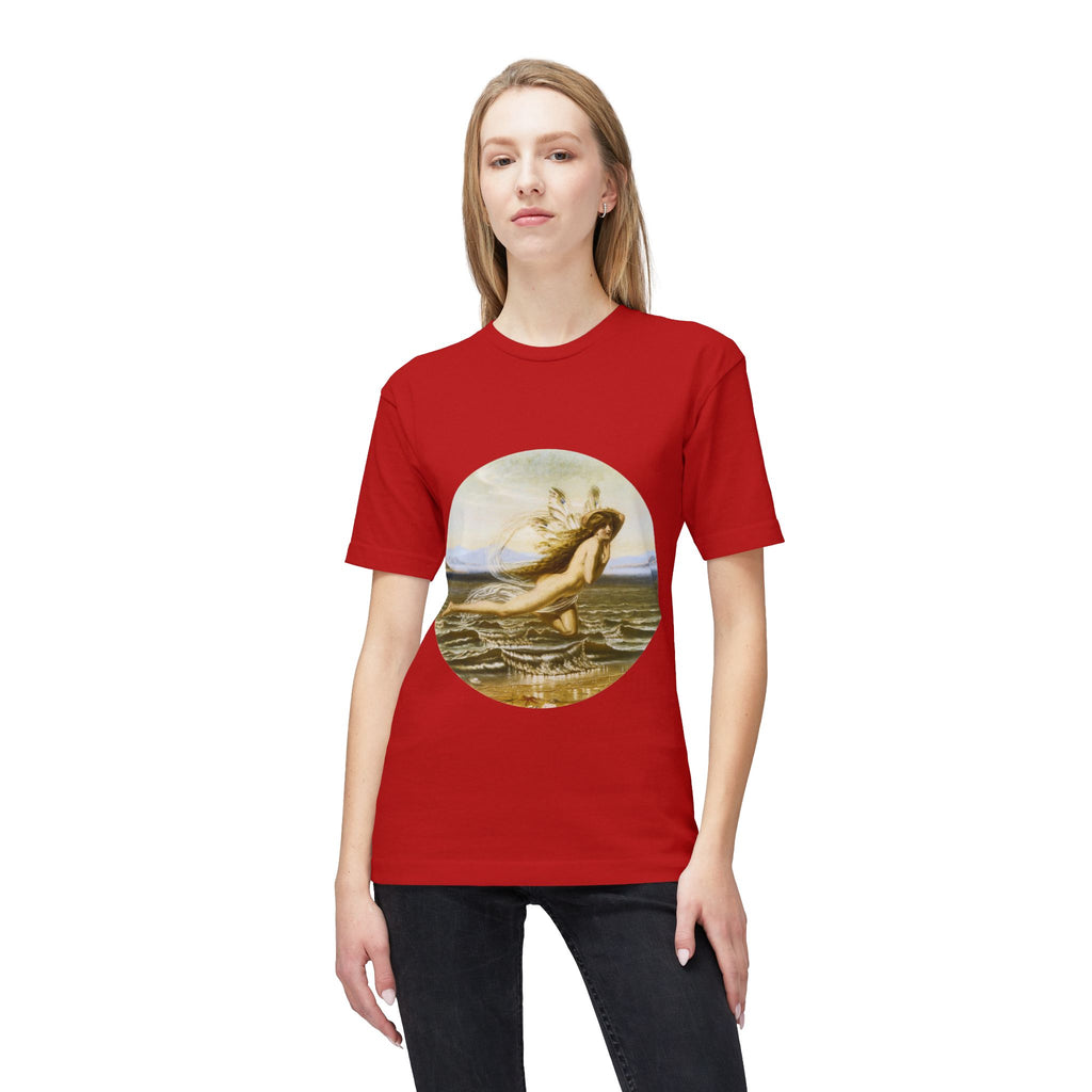 Vintage Mythic Goddess T-Shirt — Retro Venus Coastal Art Tee