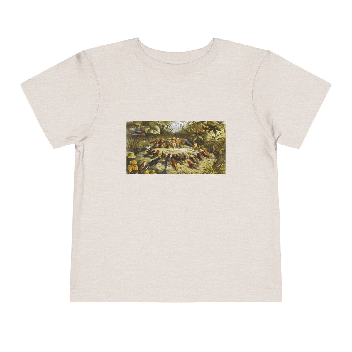Toddler Tee — Vintage Garden Animal Illustration Kids Shirt
