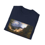 Landscape Art T-Shirt — Classic Romantic Sunset Painting Tee