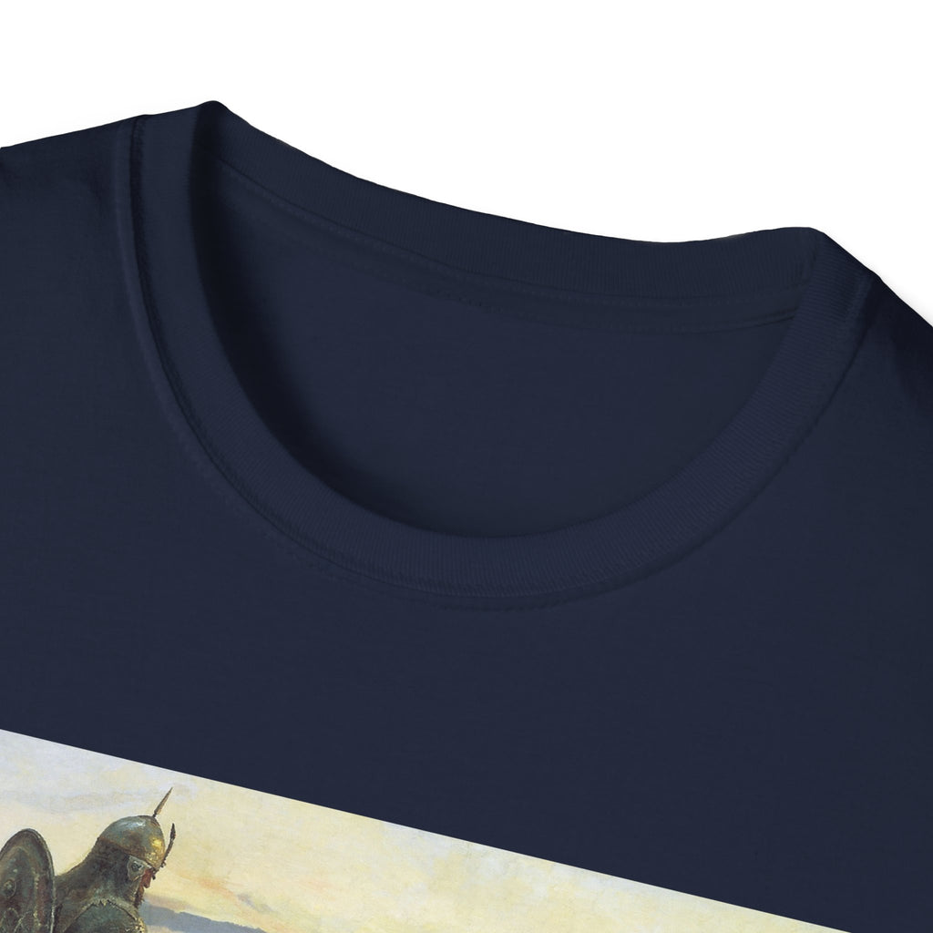 Medieval Knight Painting T-Shirt — Vintage Chivalry Art Tee
