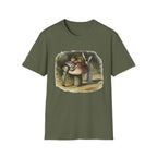 Angel Mushroom T-Shirt — Whimsical Woodland Fairy Illustration