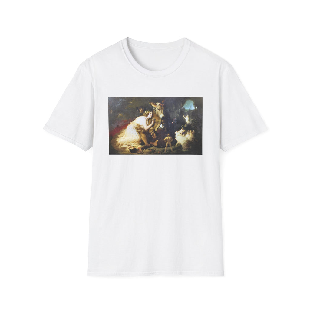 Classical Pastoral Art T-Shirt — Vintage Romantic Painting Print