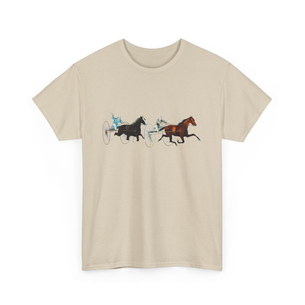 Harness Racing Horses T‑Shirt — Vintage Sulky Race Tee