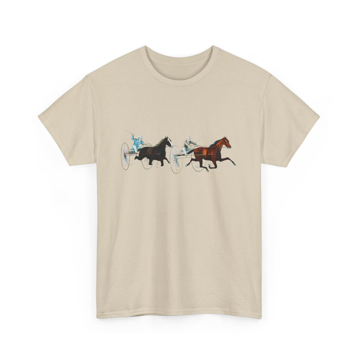 Harness Racing Horses T‑Shirt — Vintage Sulky Race Tee