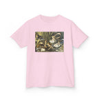 Kids T‑Shirt — Vintage Swan & Duck Pond Art Print