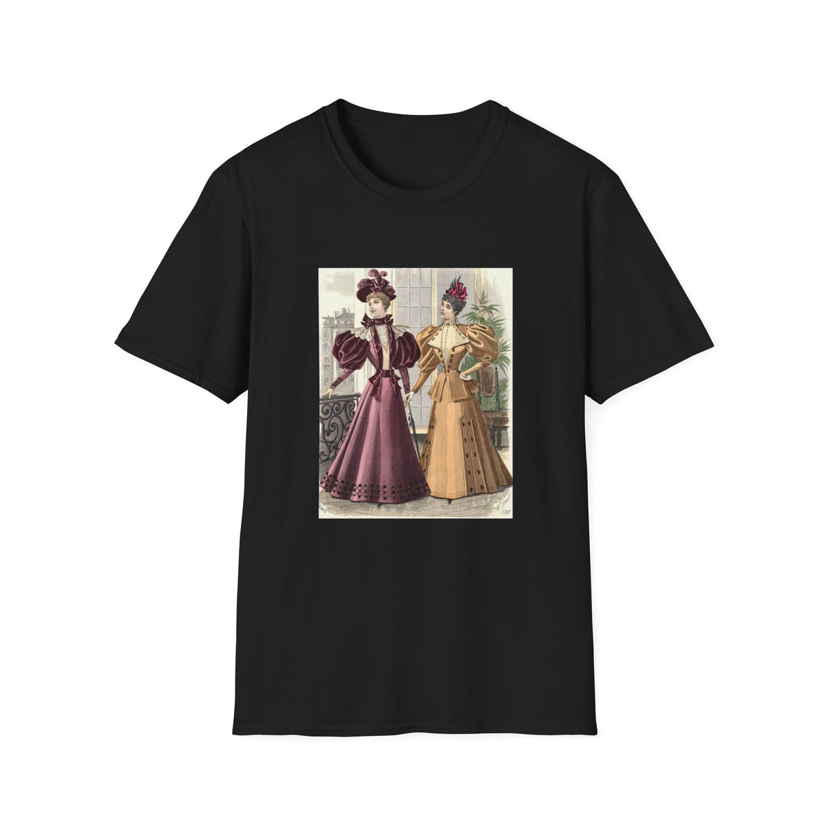 Victorian Ladies Vintage Illustration T-Shirt