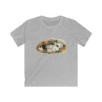 Kids Tee — Adorable Sleeping Bunny Family Illustration