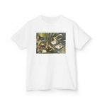 Kids T‑Shirt — Vintage Swan & Duck Pond Art Print