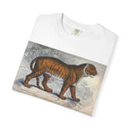 Vintage Tiger Dog Illustration T-Shirt — Retro Animal Art Tee