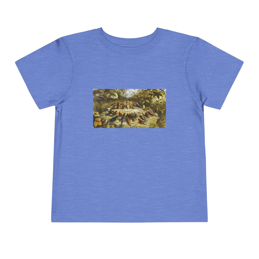 Toddler Tee — Vintage Garden Animal Illustration Kids Shirt