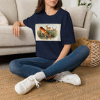 Antelope Herd Vintage Art T‑Shirt — Retro Wildlife Illustration Tee