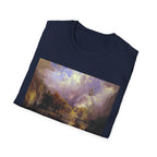 Landscape Art T-Shirt — Romantic Sunset Valley Print