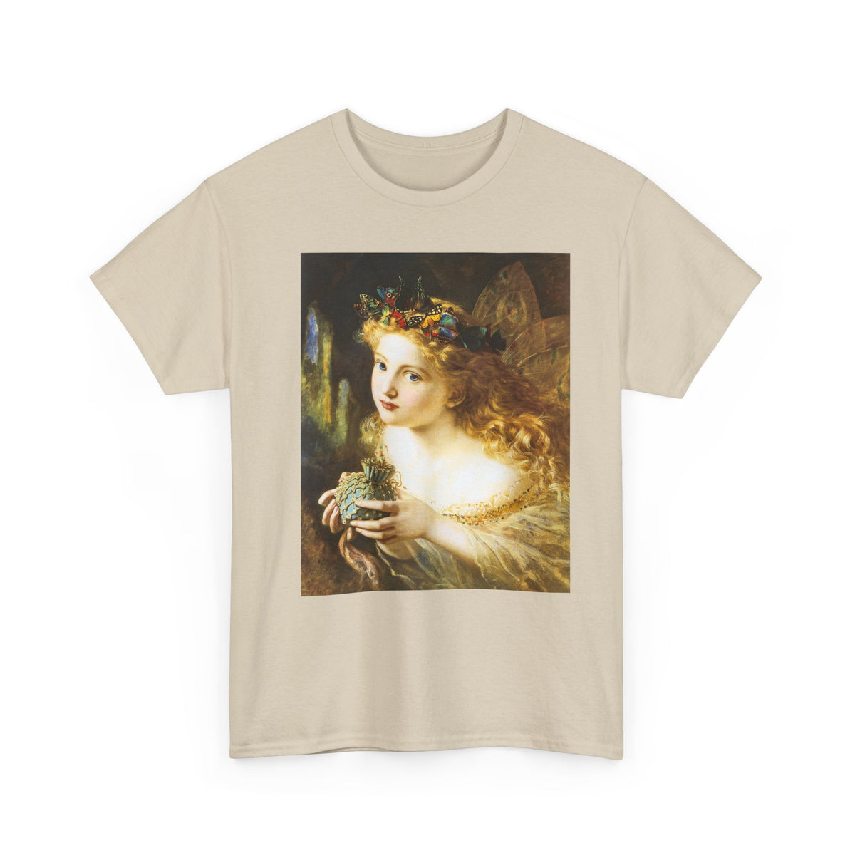 Angel Painting T-Shirt — Vintage Victorian Angel Art Tee