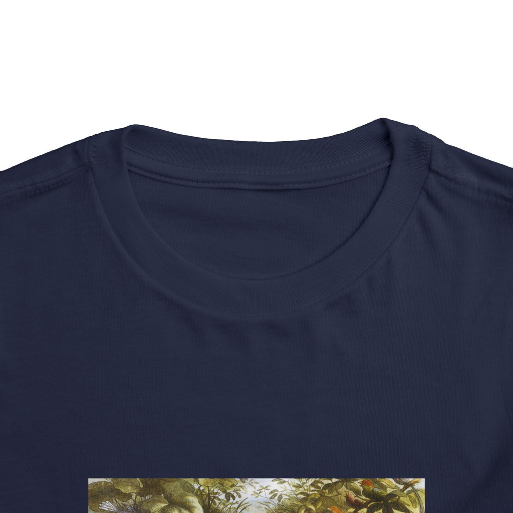 Toddler Tee — Vintage Garden Animal Illustration Kids Shirt
