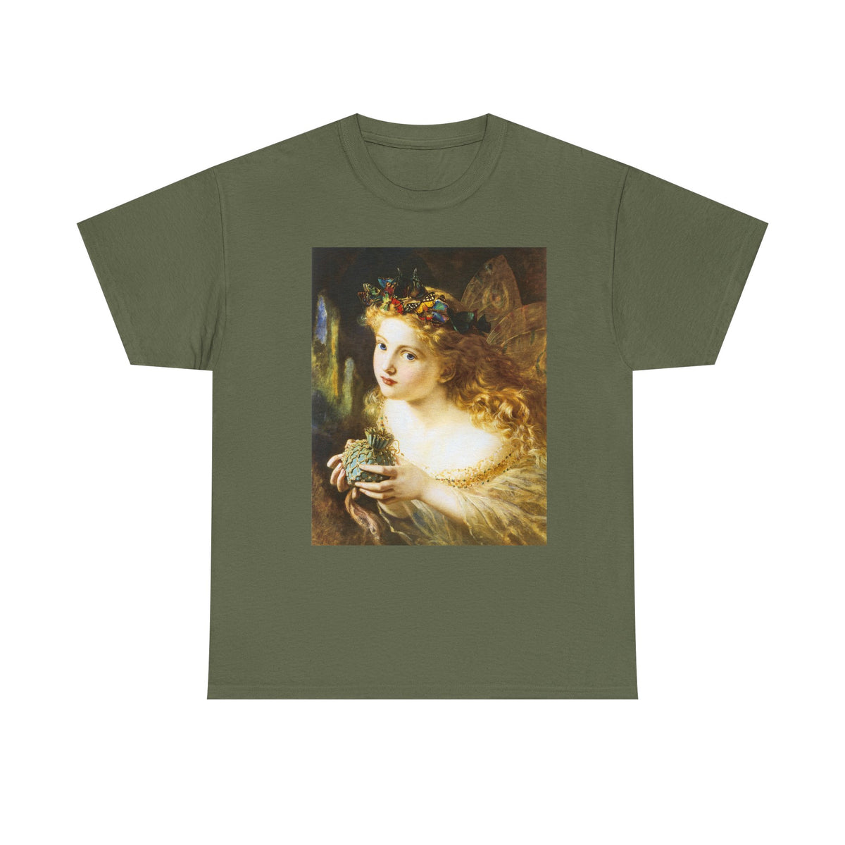 Angel Painting T-Shirt — Vintage Victorian Angel Art Tee