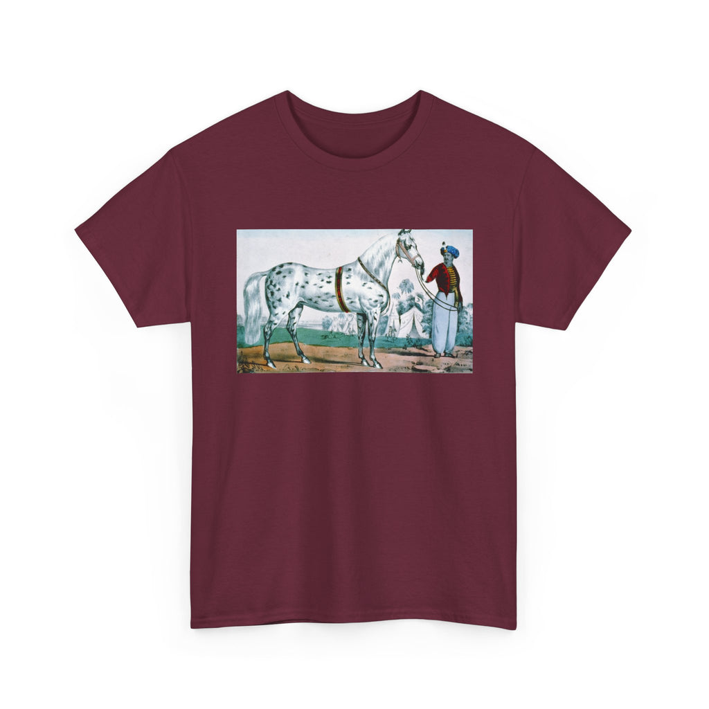 Appaloosa Horse Illustration Tee — Vintage Equestrian Graphic T-Shirt