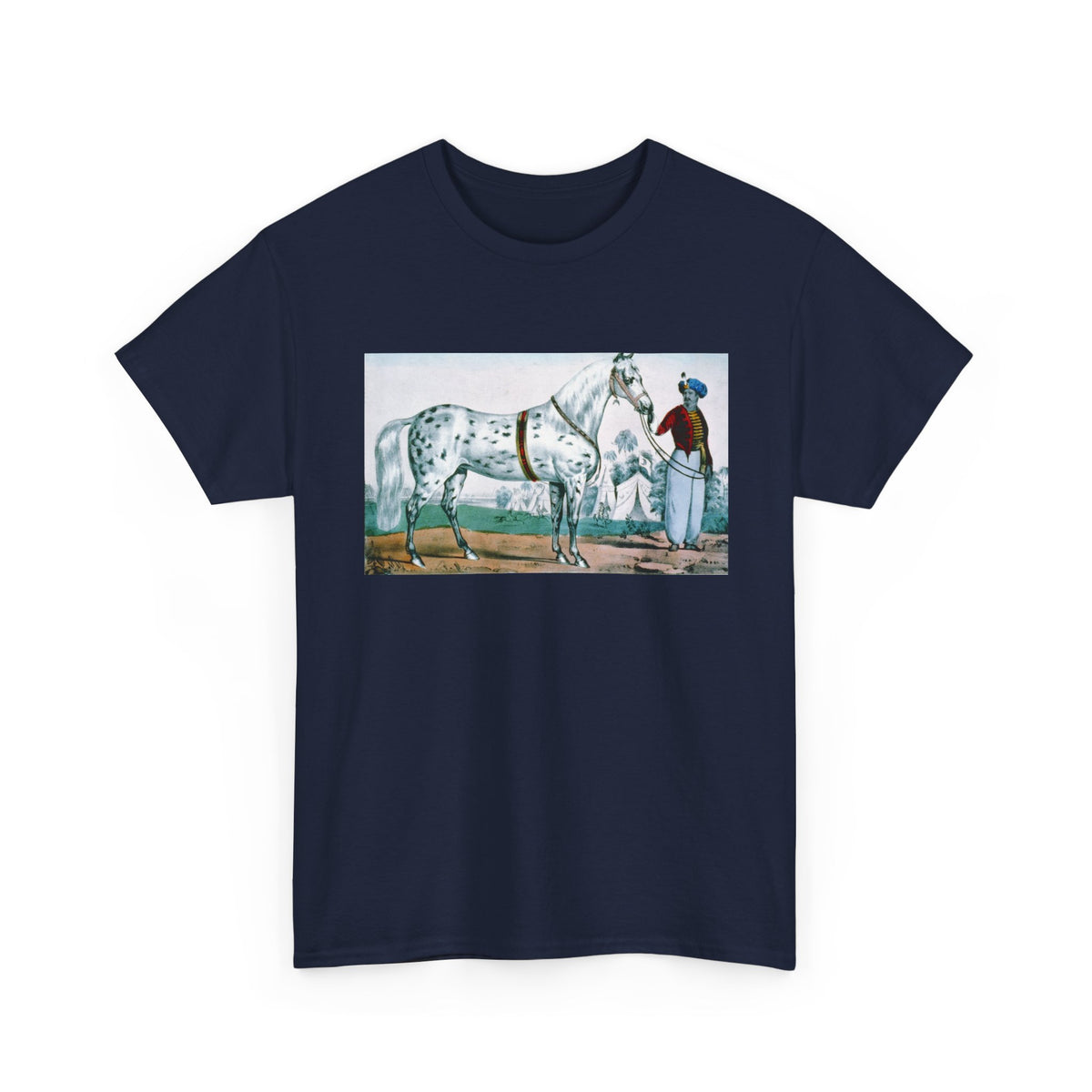 Appaloosa Horse Illustration Tee — Vintage Equestrian Graphic T-Shirt