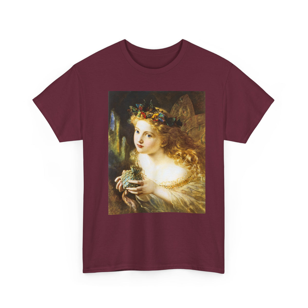 Angel Painting T-Shirt — Vintage Victorian Angel Art Tee