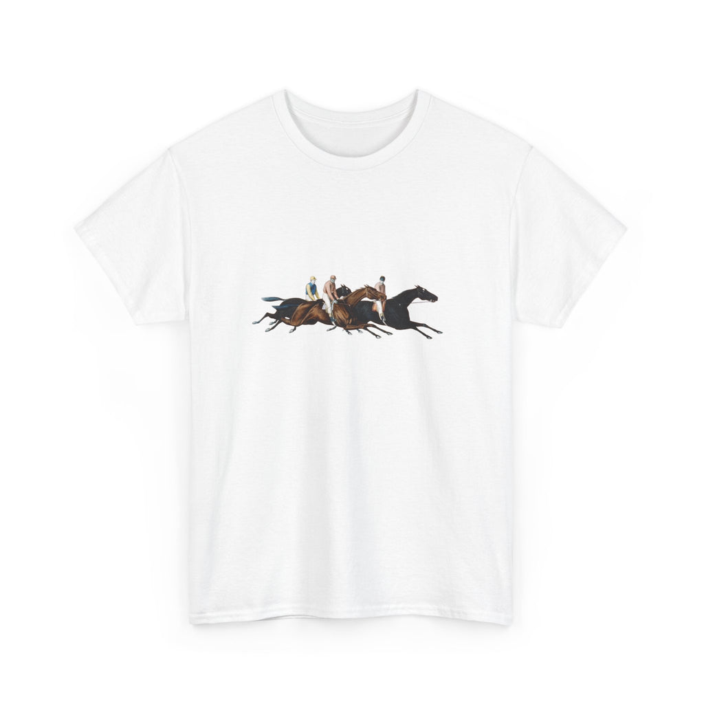 Horse Racing Tee — Running Horses Graphic T-Shirt