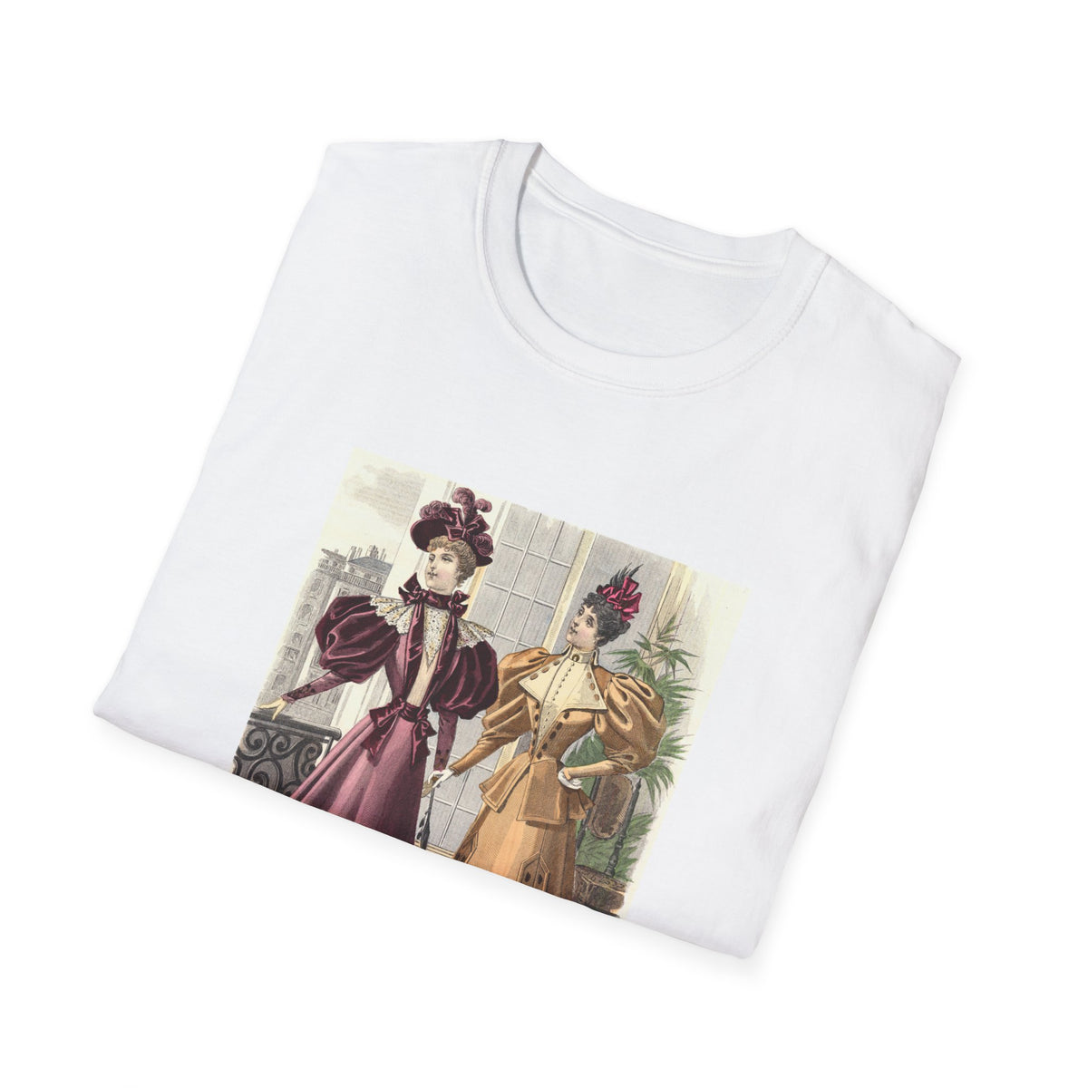 Victorian Ladies Vintage Illustration T-Shirt