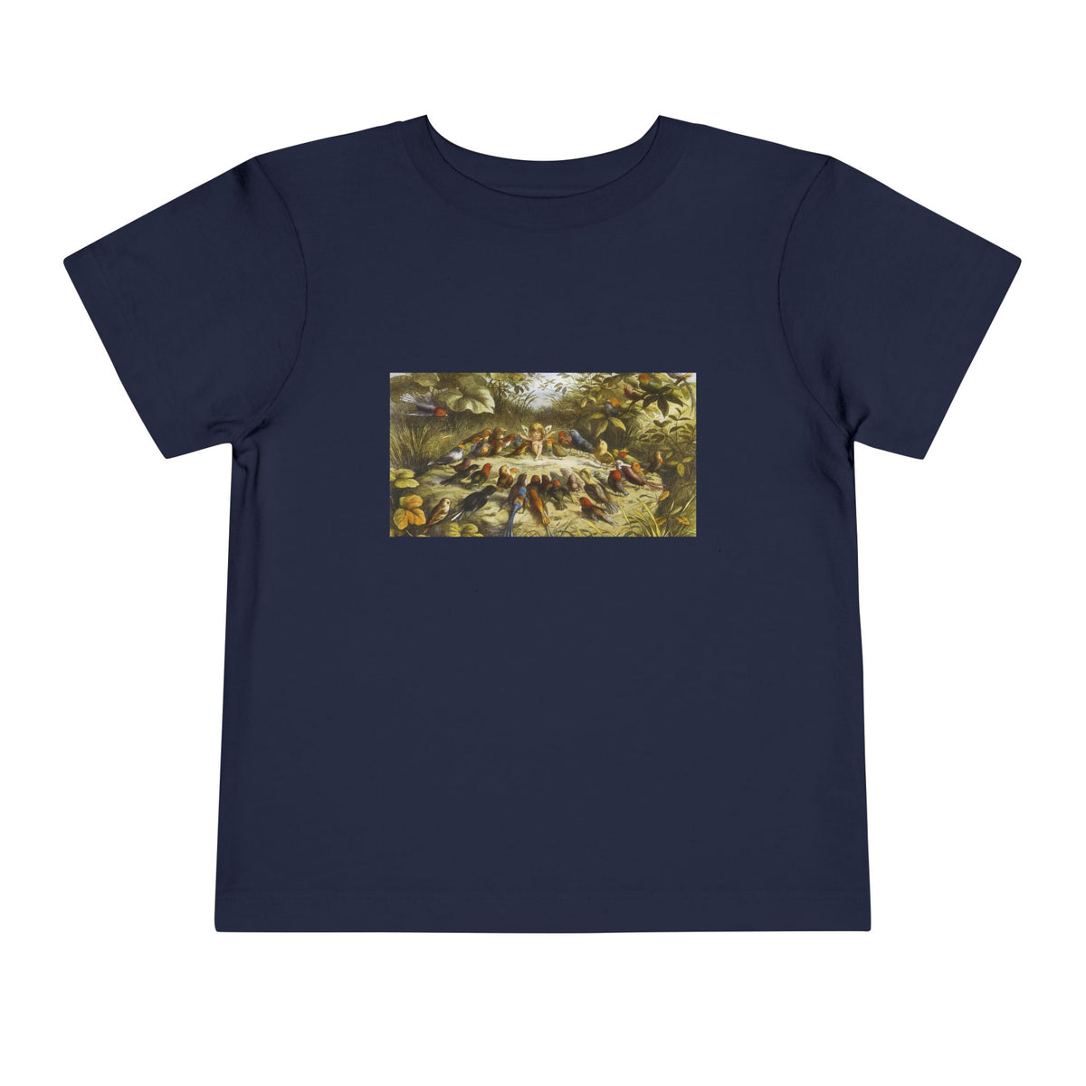Toddler Tee — Vintage Garden Animal Illustration Kids Shirt