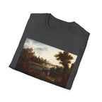 Landscape Art T-Shirt — Vintage Pastoral Painting Tee
