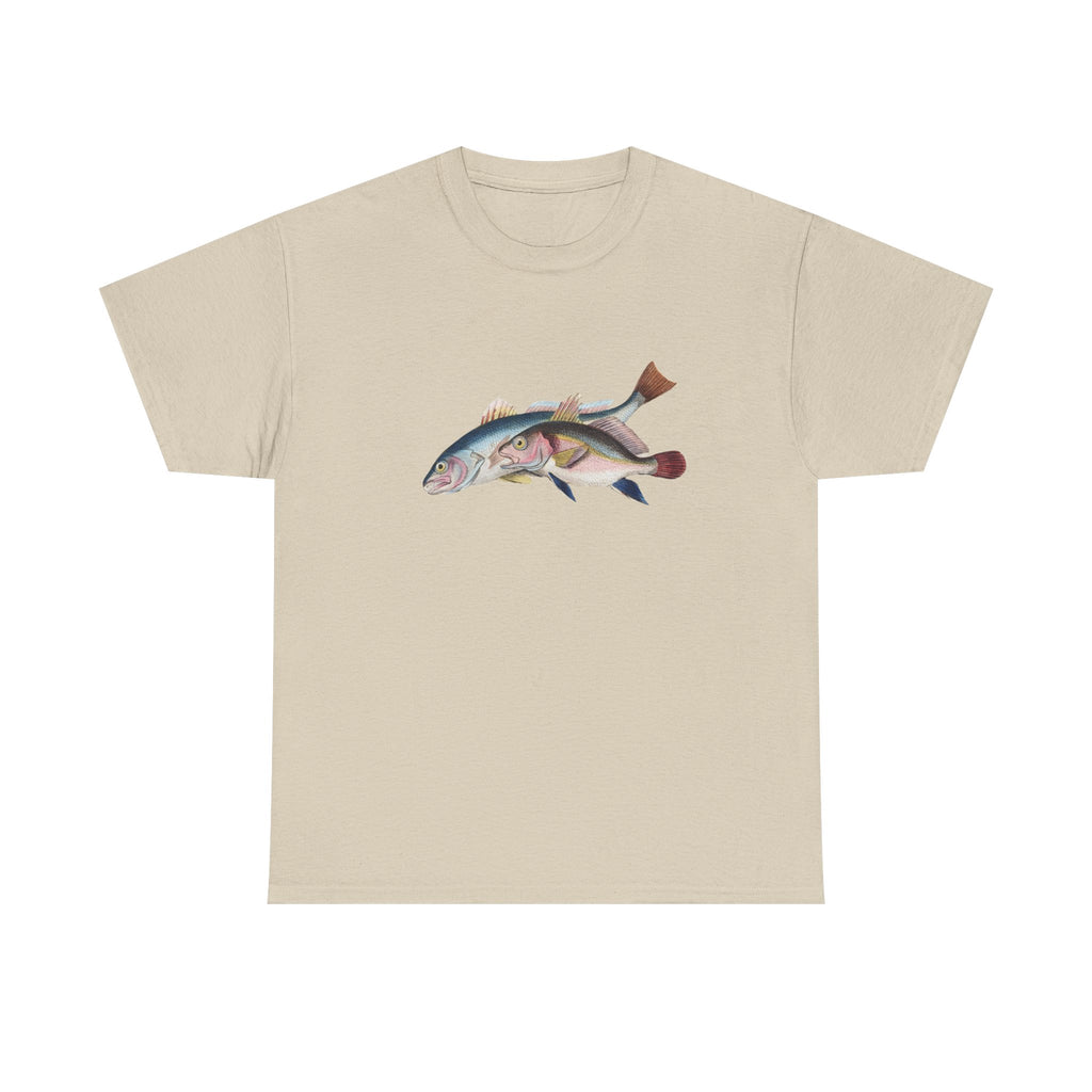 Cod Fish Graphic Tee — Vintage-Style Ocean Fishing T-Shirt