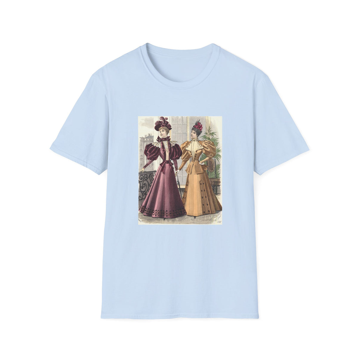 Victorian Ladies Vintage Illustration T-Shirt