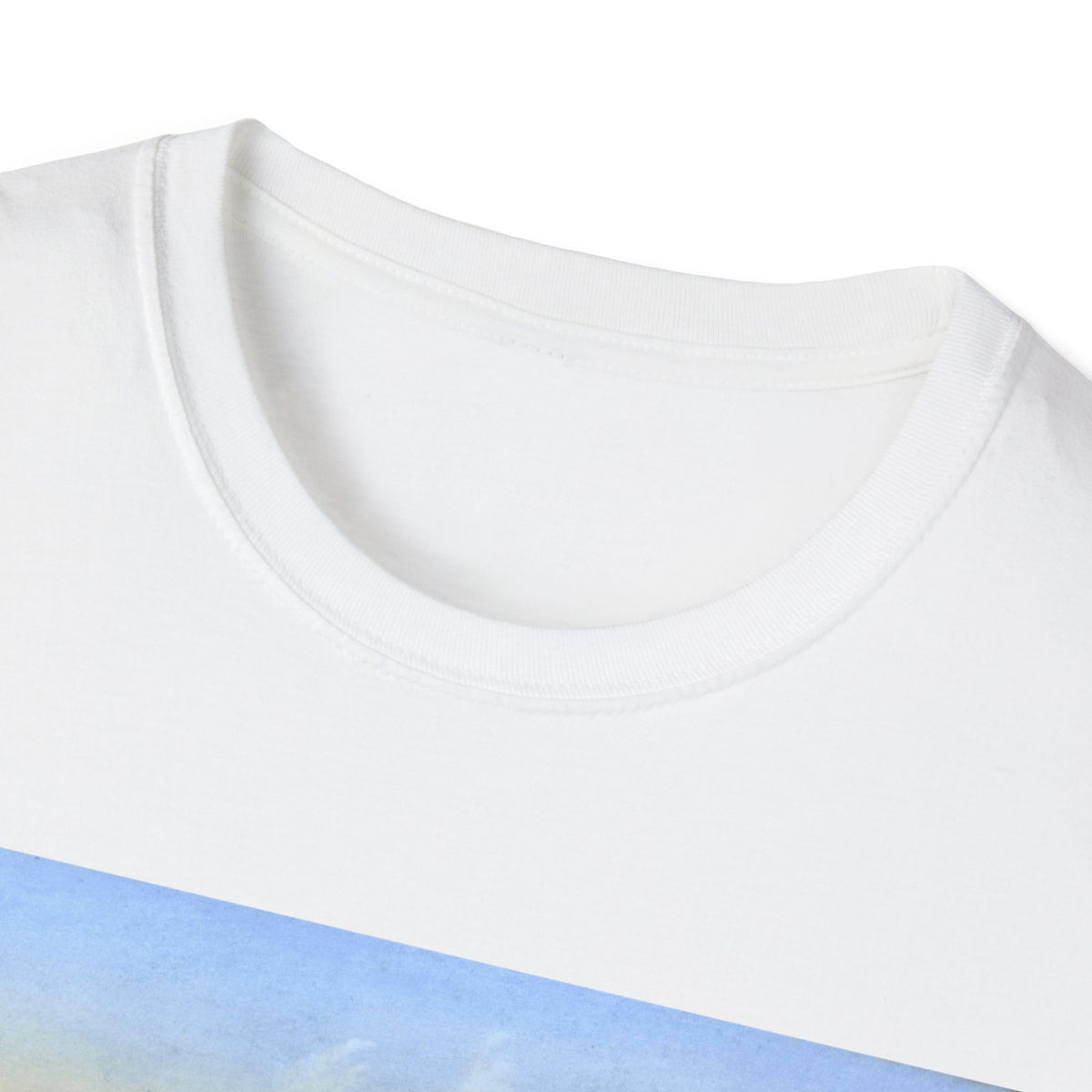Vintage Harbor Scene T-Shirt — Nautical Coastal Landscape Tee