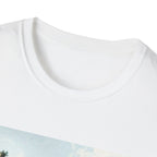 Coastal Landscape Tee — Vintage Beach Scene T-Shirt