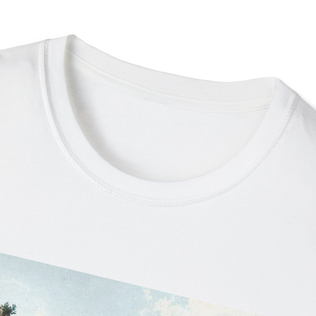 Coastal Landscape Tee — Vintage Beach Scene T-Shirt