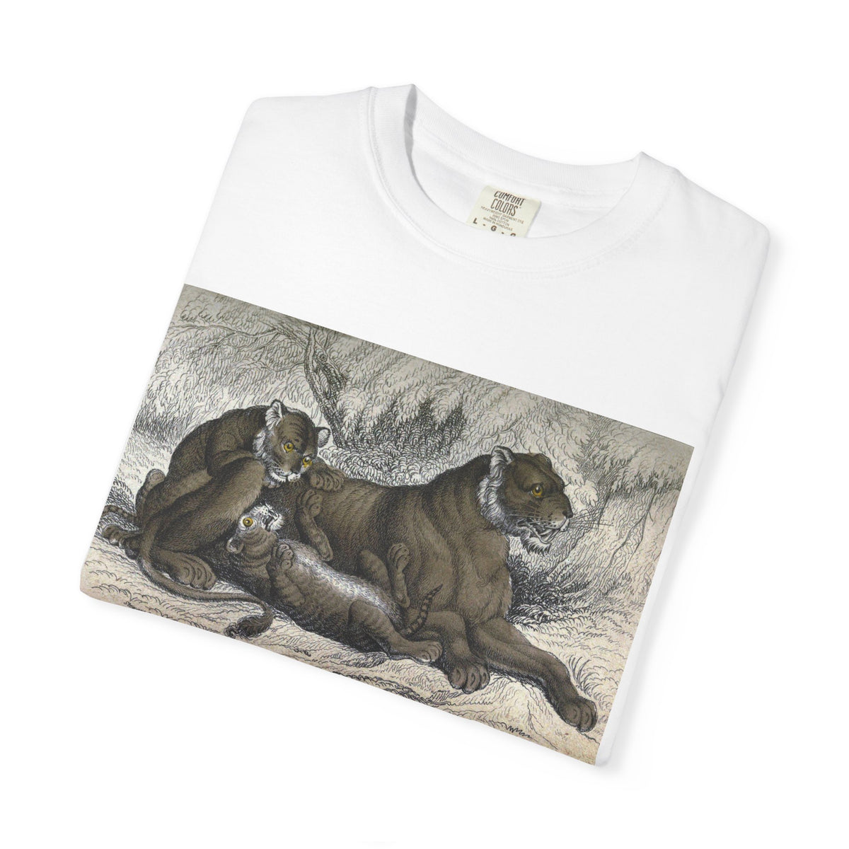 Art T-Shirt — Vintage Canine Illustration Graphic Tee