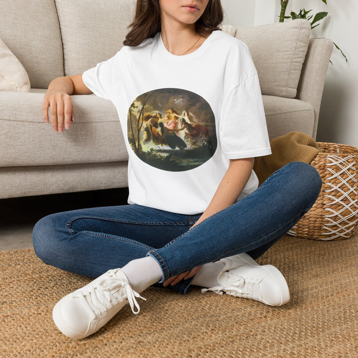 Classical Nativity Art T‑Shirt — Vintage Religious Scene Tee