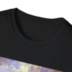 Landscape Art T-Shirt — Romantic Sunset Valley Print
