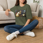 Classical Pastoral Art T-Shirt — Vintage Romantic Painting Print