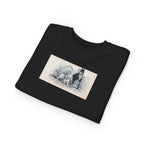 Vintage Dog Illustration Toddler Sweatshirt — Cute Puppy & Doberman Crewneck