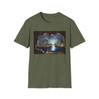 Moonlit Seaside T-Shirt — Romantic Coastal Nightscape Graphic Tee