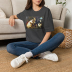 Classical Pastoral Art T-Shirt — Vintage Romantic Painting Print