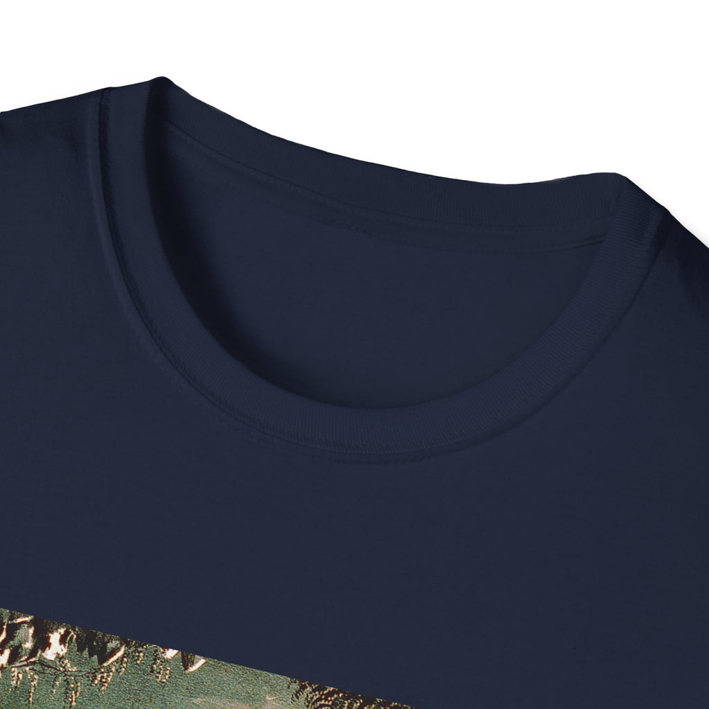 Mystical Forest Spiral T-Shirt — Enchanted Nature Graphic Tee