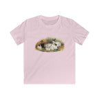 Kids Tee — Adorable Sleeping Bunny Family Illustration