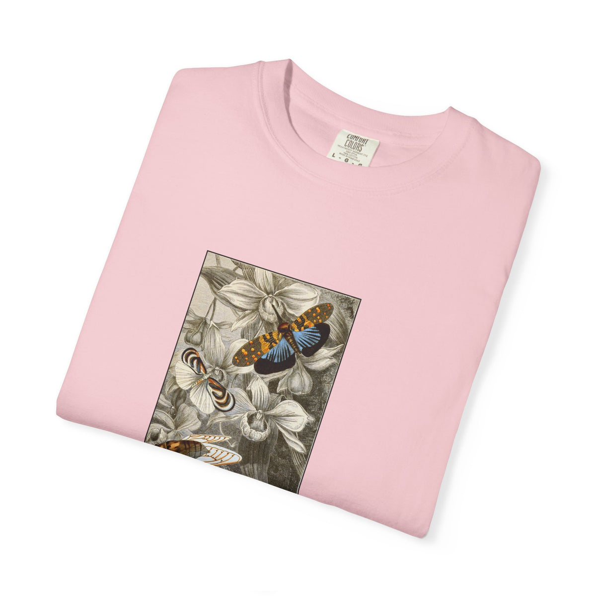 Birds and Blooms Tee — Vintage Floral Bird Illustration T-Shirt